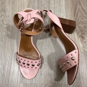 Coach Pink Studded Heels